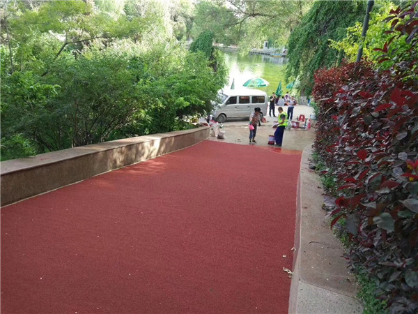 宿迁彩色路面施工